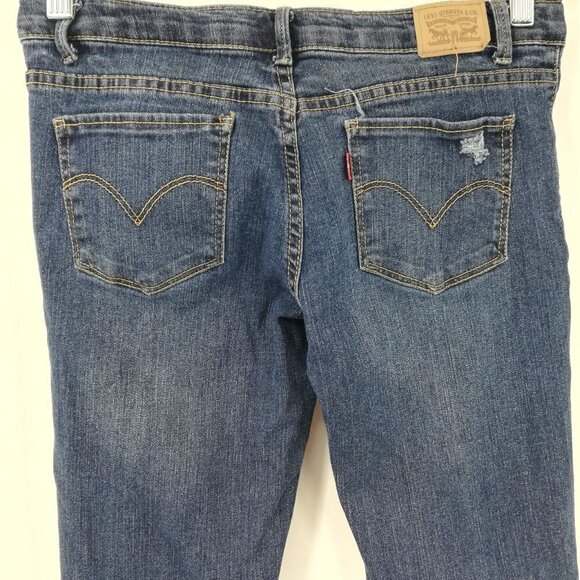 Levis 710 Super Skinny Distressed Jeans Size 16Reg - Picture 12 of 15